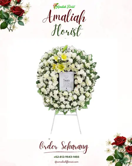 Krans Bunga Duka Gelung